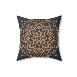 Geometrical Mandal Throw Pillow – Spun Polyester - Dipaliz - Pillows
