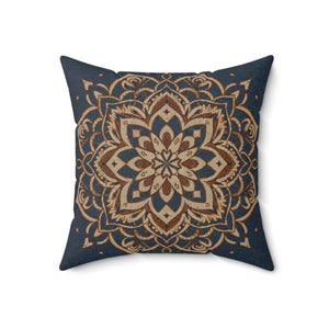 Geometrical Mandal Throw Pillow – Spun Polyester - Dipaliz - Pillows
