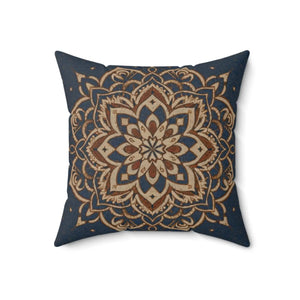 Geometrical Mandal Throw Pillow – Spun Polyester - Dipaliz - Pillows