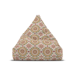 Geometrical Pattern Bean Bag Cover Durable Material Mandala - Dipaliz - Slipcovers
