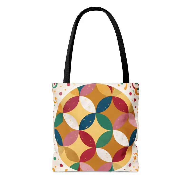 Versatile Geometrical Pattern Tote Bag in Three Sizes - Bags