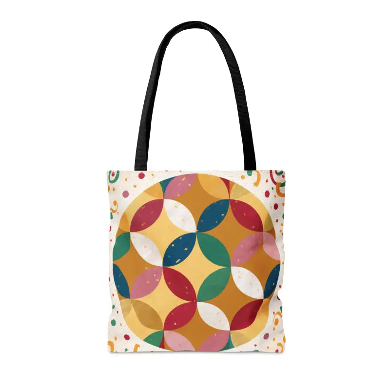 Versatile Geometrical Pattern Tote Bag in Three Sizes - Bags