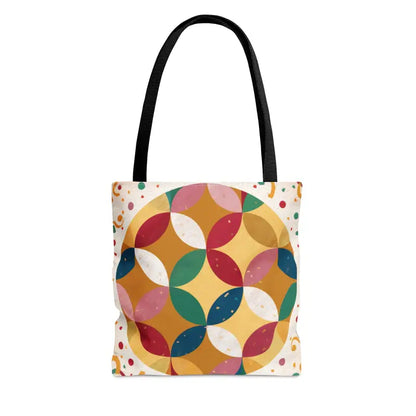 Versatile Geometrical Pattern Tote Bag in Three Sizes - Bags