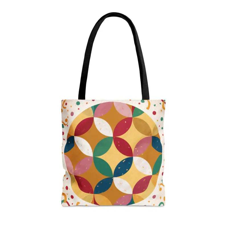 Versatile Geometrical Pattern Tote Bag in Three Sizes - Bags