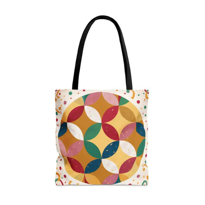 Versatile Geometrical Pattern Tote Bag in Three Sizes - Bags