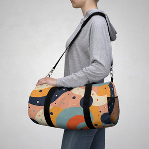 Lightweight Geometrical Duffel - Stylish Journeys - Dipaliz - Bags