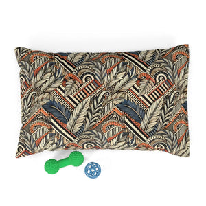 Luxury Cotton Pet Bed - Geometric Feather Design - Dipaliz - Beds