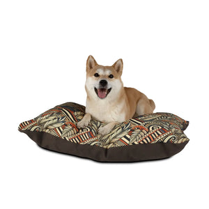 Luxury Cotton Pet Bed - Geometric Feather Design - Dipaliz - Beds