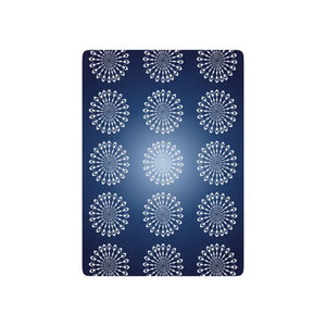 Geometrical Pattern Poker Cards 300gsm Premium Blue Deck - Dipaliz - 2.5’’ x 3.5’’ / White / Semi Glossy - Card Games