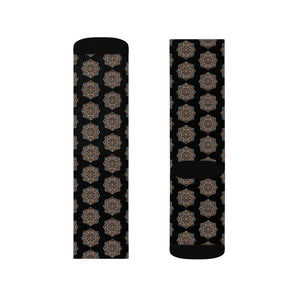 Bold Geometrical Pattern Sublimation Socks - Dipaliz