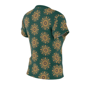 Sustainable Geometrical Glow T-shirt - Green Tee Comfort - Dipaliz - T-shirts