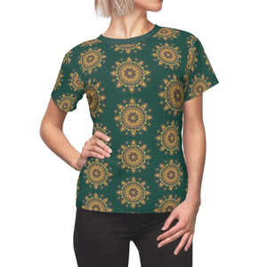 Sustainable Geometrical Glow T-shirt - Green Tee Comfort - Dipaliz - T-shirts