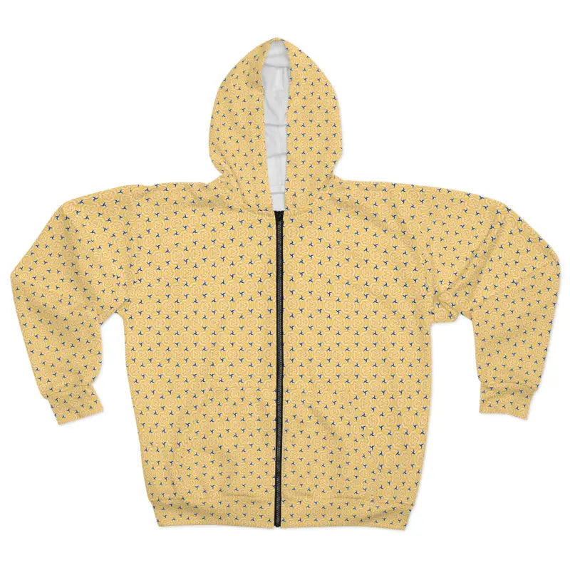 Stay Toasty in Style with our Geometric Unisex Zip Hoodie - Xs All Over Prints