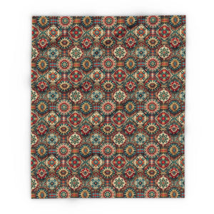 Vibrant Geometric Arctic Fleece Blankets - Dipaliz