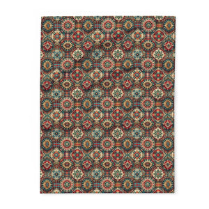 Vibrant Geometric Arctic Fleece Blankets - Dipaliz