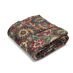 Vibrant Geometric Arctic Fleece Blankets - Dipaliz
