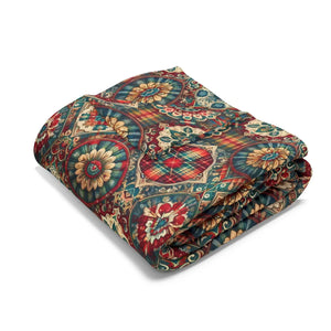 Vibrant Geometric Arctic Fleece Blankets - Dipaliz