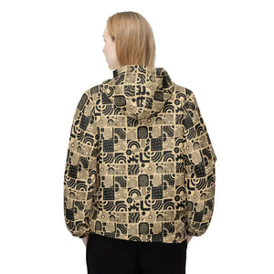 Monochrome Abstract Windbreaker - Lightweight Fashion Statement - Dipaliz - Windbreakers