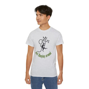 T-shirt - just Hanging Around Monkey Ultra Soft Comfort Tee - Dipaliz