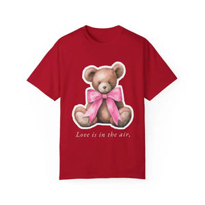 Love is in the Air Teddy Bear Valentine’s Day Tee - Dipaliz - T-shirts
