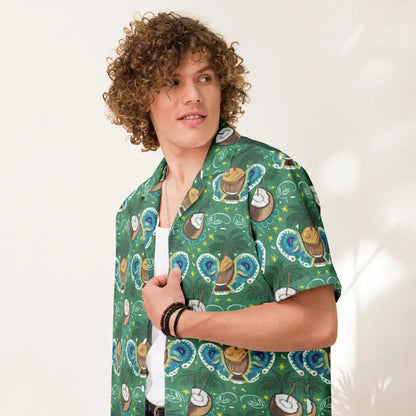 Eco-friendly Moisture-wicking Summer Shirt for a Cool Vibe - Button