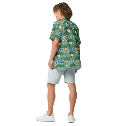 Eco-friendly Moisture-wicking Summer Shirt for a Cool Vibe - Button