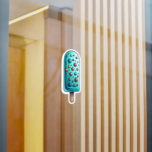 Paper Products - Blue Popsicles Vinyl Decal Sticker - Fun Room Decor - Dipaliz