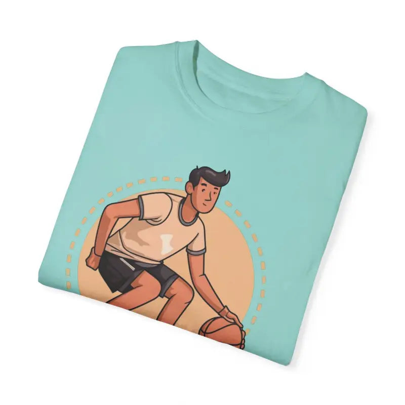 Get Cozy in Style with our Basketball Player Cotton Tee - T-shirt