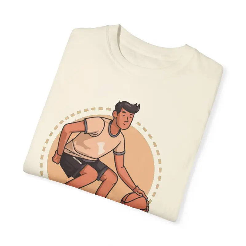 Get Cozy in Style with our Basketball Player Cotton Tee - T-shirt