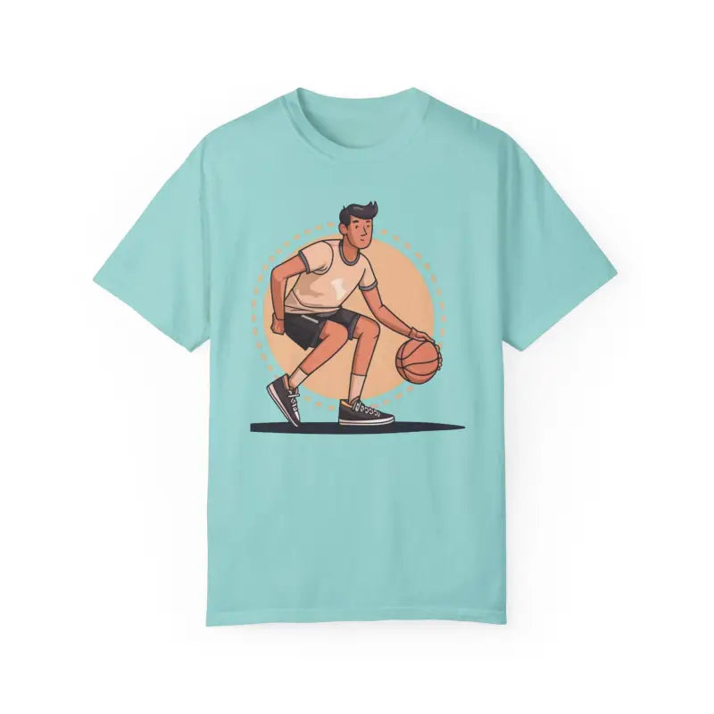 Get Cozy in Style with our Basketball Player Cotton Tee - T-shirt