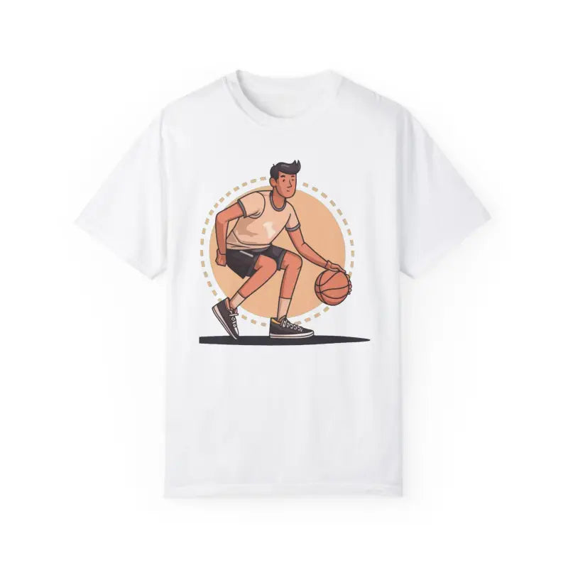 Get Cozy in Style with our Basketball Player Cotton Tee - T-shirt