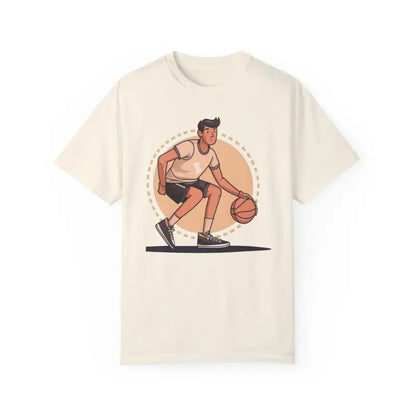 Get Cozy in Style with our Basketball Player Cotton Tee - T-shirt