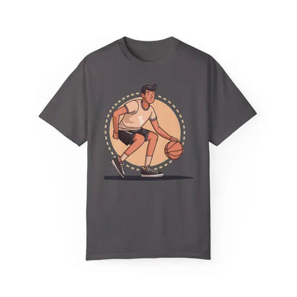 Get Cozy in Style with our Basketball Player Cotton Tee - T-shirt