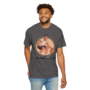 Basketball Player Tee - Cozy Cotton Women’s Fashion - Dipaliz - Graphite / s - T-shirts