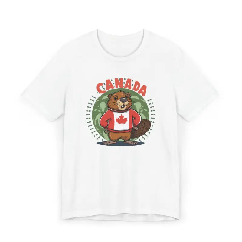 Celebrate in Style with the Cozy Canada Day Beaver Tee - T-shirt