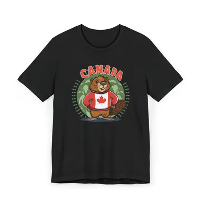 Celebrate Canada Day in Style with our Cozy Beaver Tee! - T-shirt