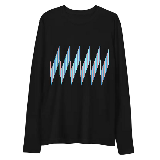 Elevate your Style with a Cozy Chic Abstract Long Sleeve Tee - Black / s T-shirt