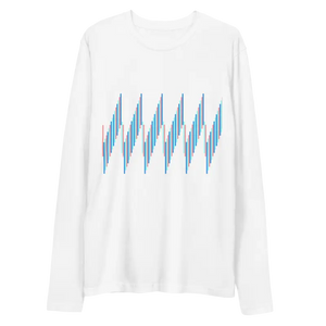 Long Sleeve Abstract Pattern T-shirt Cotton Comfort - Dipaliz - White / s - T-shirts