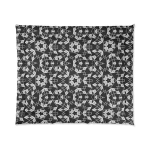 Geometrical Pattern Polyester Comforter - Chic Modern Bedding - Dipaliz - 104’’ × 88’’ - Quilts & Comforters