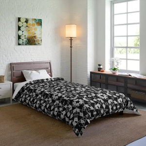 Geometrical Pattern Polyester Comforter - Chic Modern Bedding - Dipaliz - Quilts & Comforters
