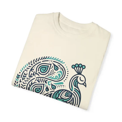 Elevate your Style with the Cozy Chic Peacock Cotton Tee - T-shirt