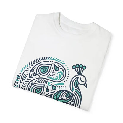 Elevate your Style with the Cozy Chic Peacock Cotton Tee - T-shirt