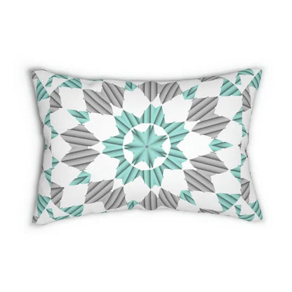 Elevate your Space with our Spun Polyester Lumbar Pillow - 20’’ × 14’’ Home Decor