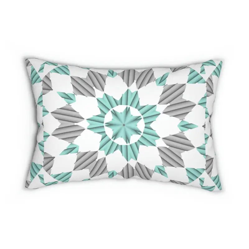 Elevate your Space with our Spun Polyester Lumbar Pillow - 20’’ × 14’’ Home Decor