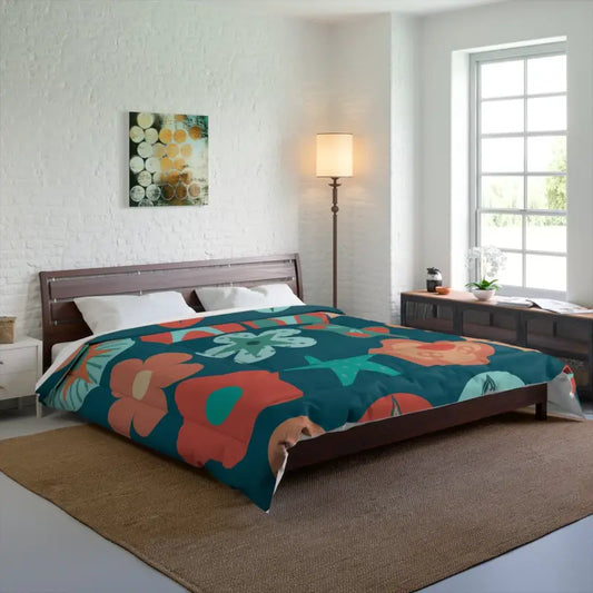 Get Cozy with a Vibrant Geometrical Pattern Comforter - 104’’ × 88’’ Home Decor