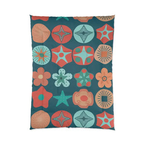 Vibrant Comforter Colorful Geometrical Pattern Bedding - Dipaliz - Quilts & Comforters