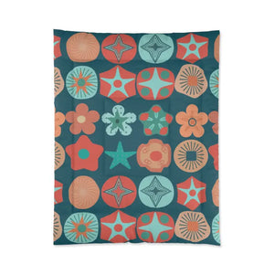 Vibrant Comforter Colorful Geometrical Pattern Bedding - Dipaliz - Quilts & Comforters