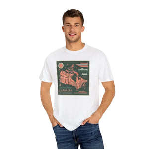 Comfort Colors Tee Canada Day Celebration Map Design - Dipaliz - T-shirts