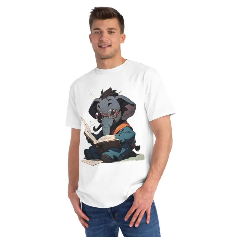 Cute Elephant Cotton Tee: Classic Style Meets Ultimate Comfort! - T-shirt