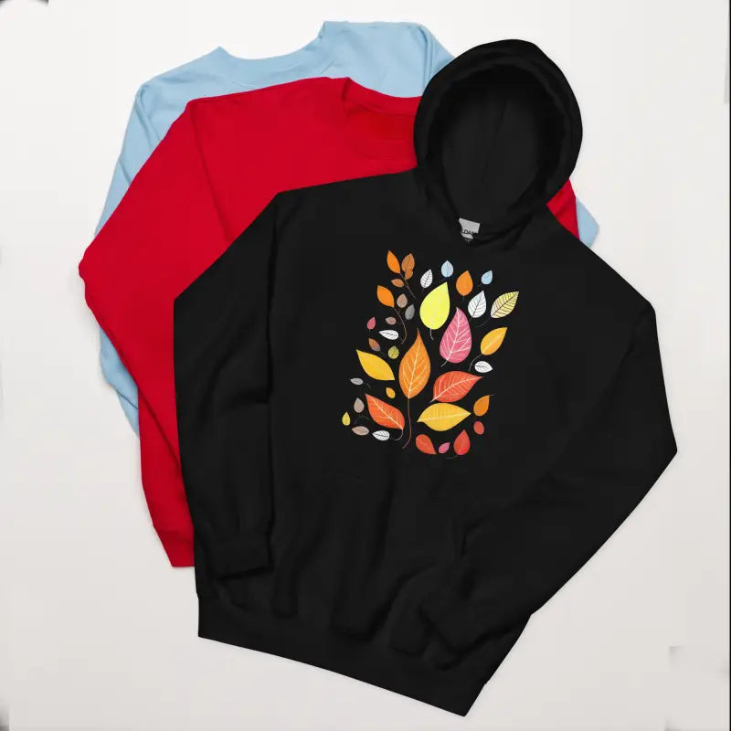 Stay Cozy in Dipaliz’s Autumn Leaves Unisex Hoodie - Hoodies